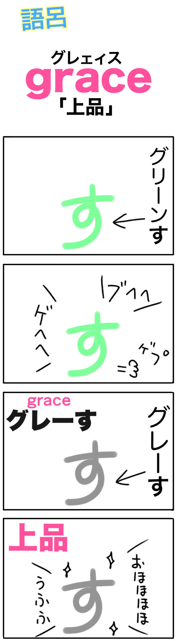 Grace 読み方 Lucky Color