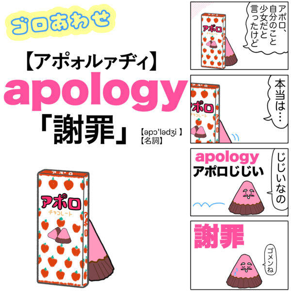 apology（謝罪）